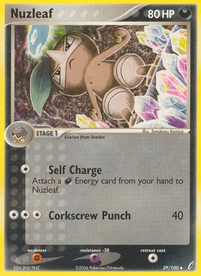 Nuzleaf – Crystal Guardians nr 039/100 (Standard)