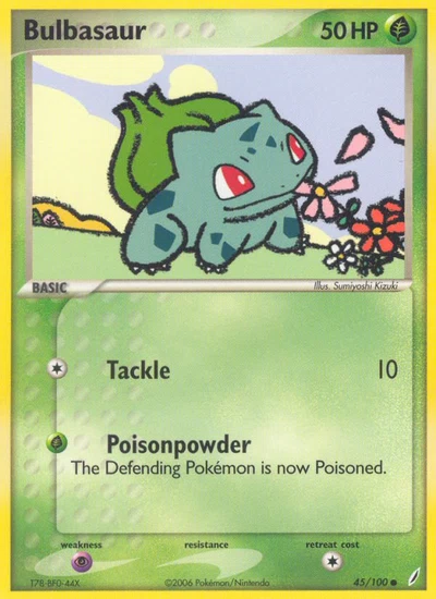 Bulbasaur – Crystal Guardians nr 045/100 (Standard)