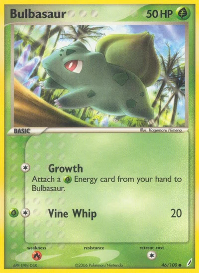 Bulbasaur – Crystal Guardians nr 046/100 (Standard)