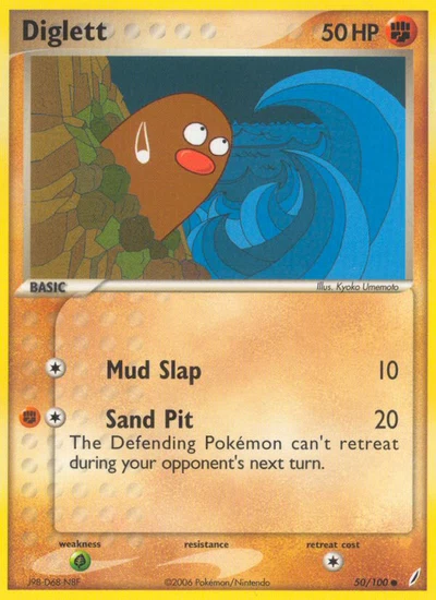 Diglett – Crystal Guardians nr 050/100 (Standard)