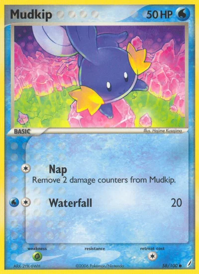Mudkip – Crystal Guardians nr 058/100 (Standard)