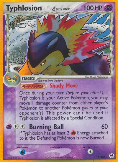 Typhlosion δ – Dragon Frontiers nr 012/101 (Standard)