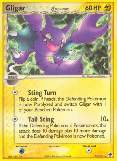 Gligar δ – Dragon Frontiers nr 016/101 (Standard)