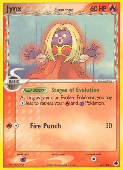 Jynx δ – Dragon Frontiers nr 017/101 (Standard)