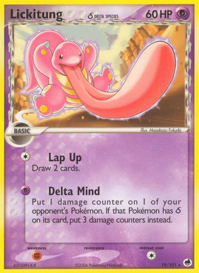 Lickitung δ – Dragon Frontiers nr 019/101 (Standard)