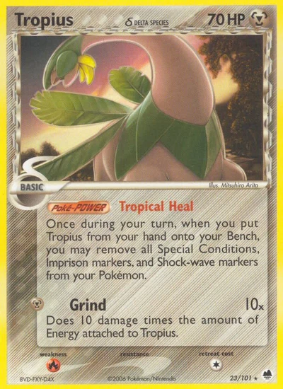 Tropius δ – Dragon Frontiers nr 023/101 (Standard)