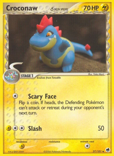 Croconaw δ – Dragon Frontiers nr 027/101 (Standard)