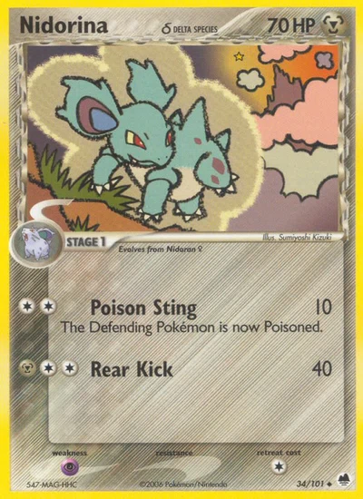 Nidorina δ – Dragon Frontiers nr 034/101 (Standard)