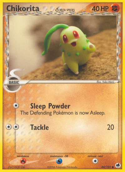 Chikorita δ – Dragon Frontiers nr 044/101 (Standard)