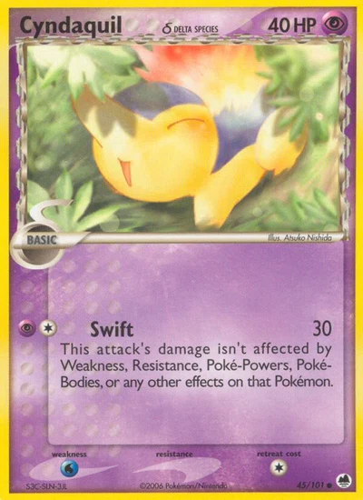 Cyndaquil δ – Dragon Frontiers nr 045/101 (Standard)