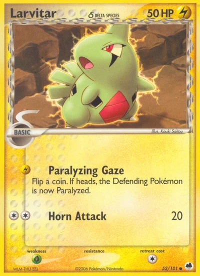 Larvitar δ – Dragon Frontiers nr 052/101 (Standard)