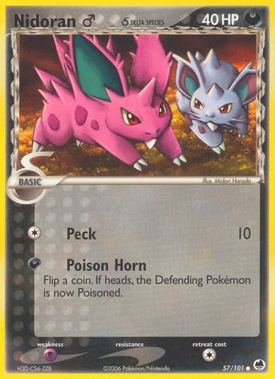 Nidoran ♂ δ – Dragon Frontiers nr 057/101 (Standard)
