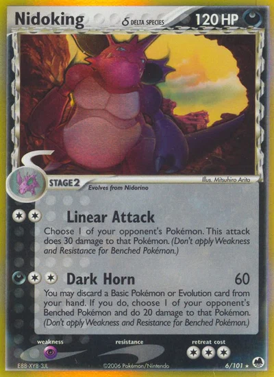 Nidoking δ – Dragon Frontiers nr 006/101 (Standard)
