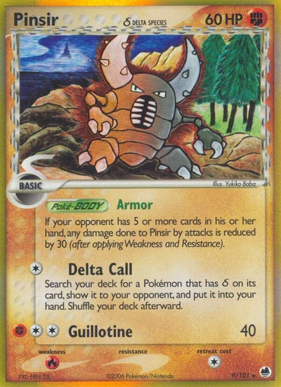 Pinsir δ – Dragon Frontiers nr 009/101 (Standard)
