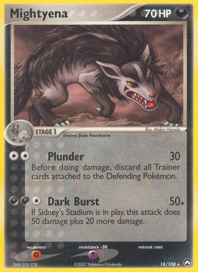 Mightyena – Power Keepers nr 018/108 (Standard)