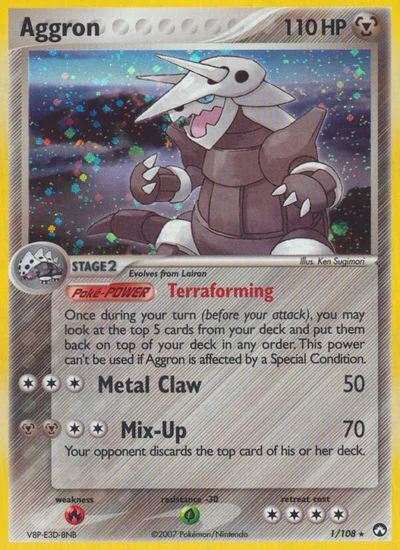 Aggron – Power Keepers nr 001/108 (Standard)