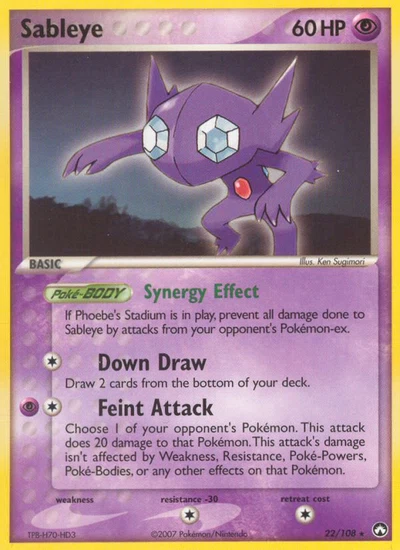 Sableye – Power Keepers nr 022/108 (Standard)