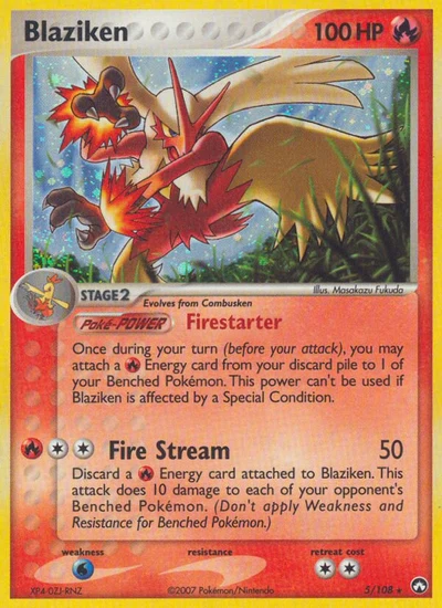 Blaziken – Power Keepers nr 005/108 (Standard)