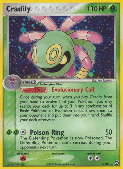 Cradily – Power Keepers nr 007/108 (Standard)