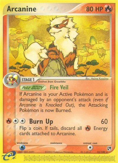 Arcanine – Sandstorm nr 015/100 (Standard)