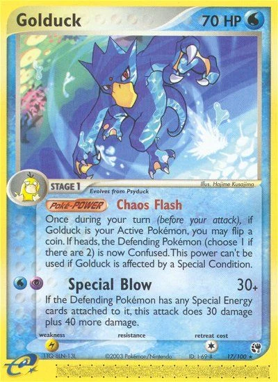 Golduck – Sandstorm nr 017/100 (Standard)