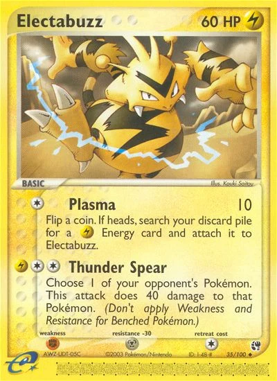 Electabuzz – Sandstorm nr 035/100 (Standard)
