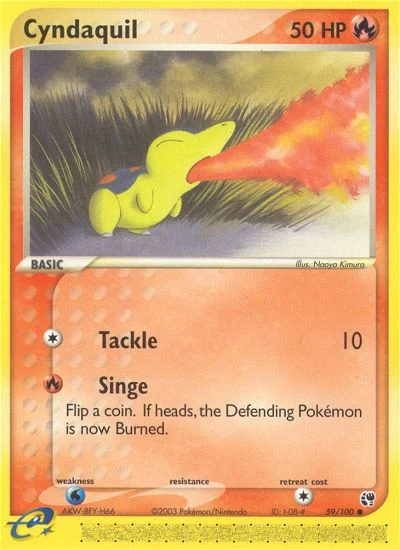 Cyndaquil – Sandstorm nr 059/100 (Standard)