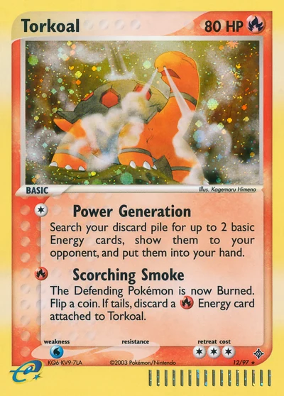 Torkoal – Dragon nr 012/097 (Standard)