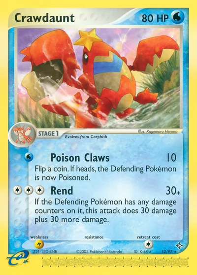 Crawdaunt – Dragon nr 013/097 (Standard)