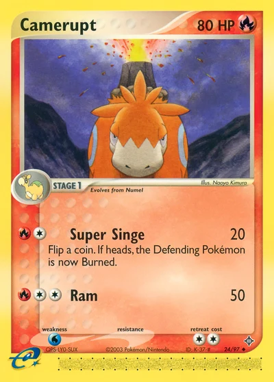 Camerupt – Dragon nr 024/097 (Standard)