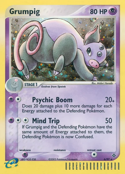 Grumpig – Dragon nr 006/097 (Standard)