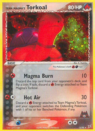 Team Magma's Torkoal – Team Magma vs Team Aqua nr 012/095 (Standard)