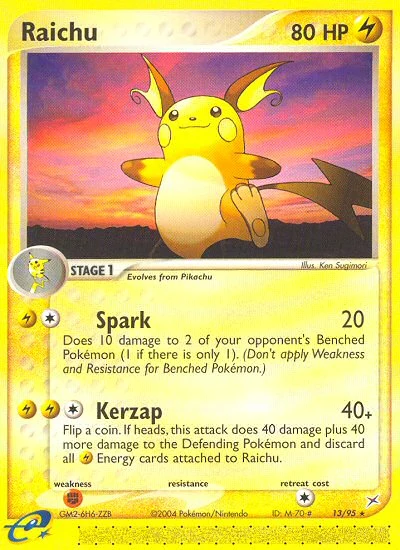 Raichu – Team Magma vs Team Aqua nr 013/095 (Standard)