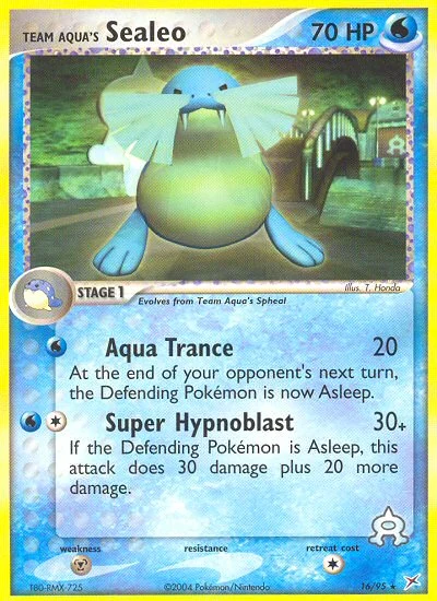 Team Aqua's Sealeo – Team Magma vs Team Aqua nr 016/095 (Standard)