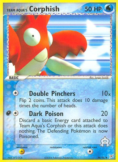 Team Aqua's Corphish – Team Magma vs Team Aqua nr 026/095 (Standard)
