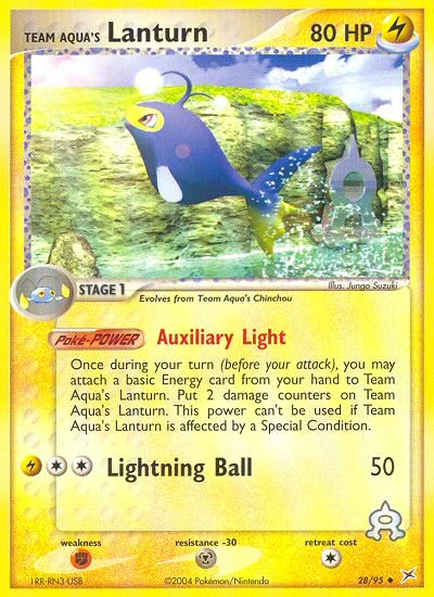 Team Aqua's Lanturn – Team Magma vs Team Aqua nr 028/095 (Standard)
