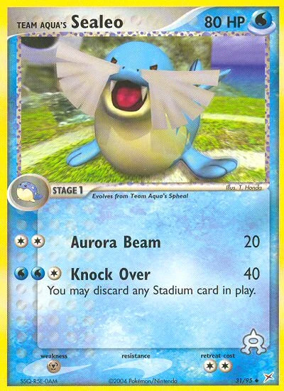 Team Aqua's Sealeo – Team Magma vs Team Aqua nr 031/095 (Standard)