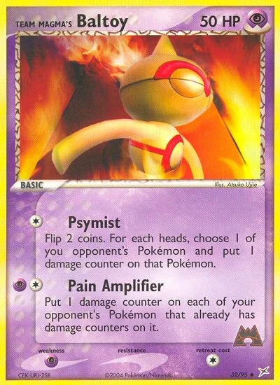 Team Magma's Baltoy – Team Magma vs Team Aqua nr 032/095 (Standard)