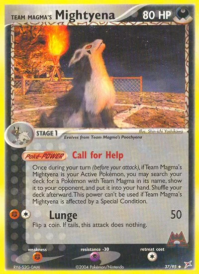 Team Magma's Mightyena – Team Magma vs Team Aqua nr 037/095 (Standard)