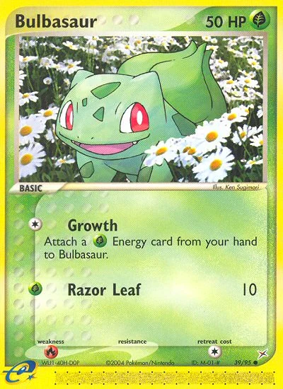 Bulbasaur – Team Magma vs Team Aqua nr 039/095 (Standard)