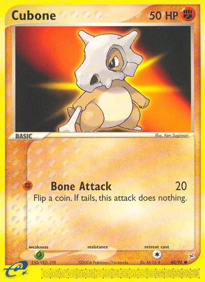 Cubone – Team Magma vs Team Aqua nr 040/095 (Standard)