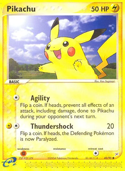Pikachu – Team Magma vs Team Aqua nr 043/095 (Standard)