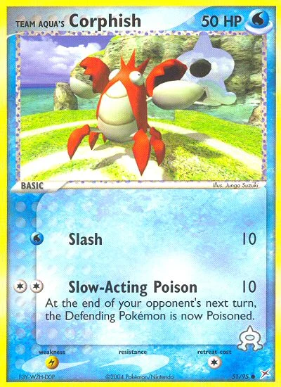 Team Aqua's Corphish – Team Magma vs Team Aqua nr 051/095 (Standard)