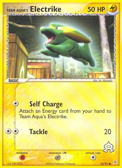Team Aqua's Electrike – Team Magma vs Team Aqua nr 053/095 (Standard)