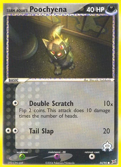 Team Aqua's Poochyena – Team Magma vs Team Aqua nr 054/095 (Standard)