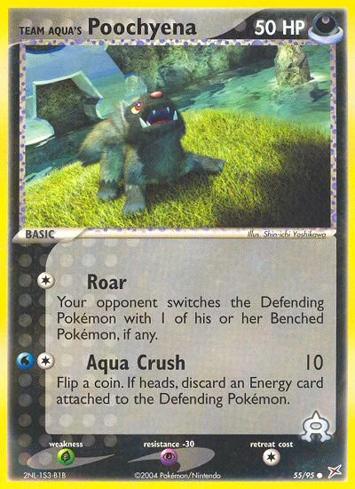 Team Aqua's Poochyena – Team Magma vs Team Aqua nr 055/095 (Standard)