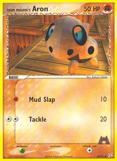Team Magma's Aron – Team Magma vs Team Aqua nr 058/095 (Standard)