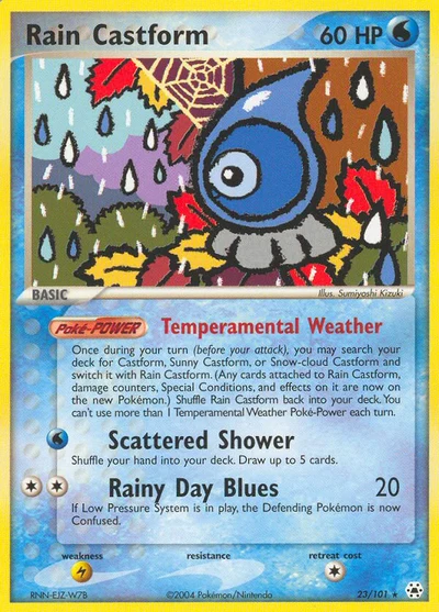 Rain Castform – Hidden Legends nr 023/101 (Standard)