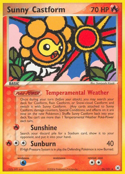 Sunny Castform – Hidden Legends nr 026/101 (Standard)