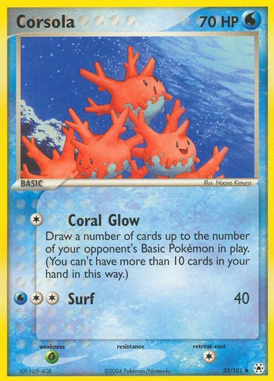 Corsola – Hidden Legends nr 032/101 (Standard)